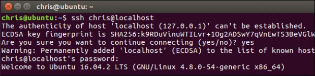 اتصال به سرور SSH در لینوکس