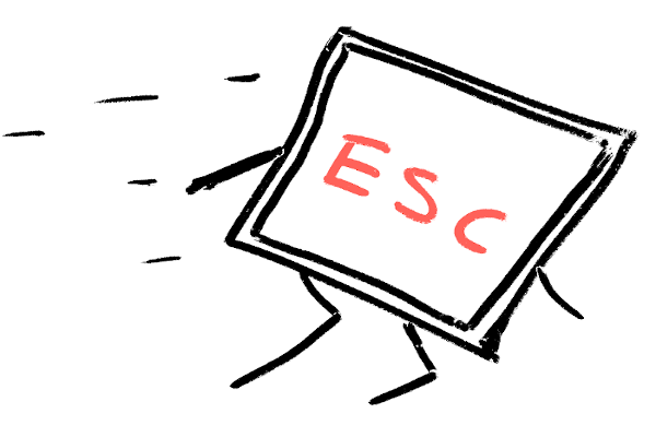 نادیده گرفتن کاراکترها